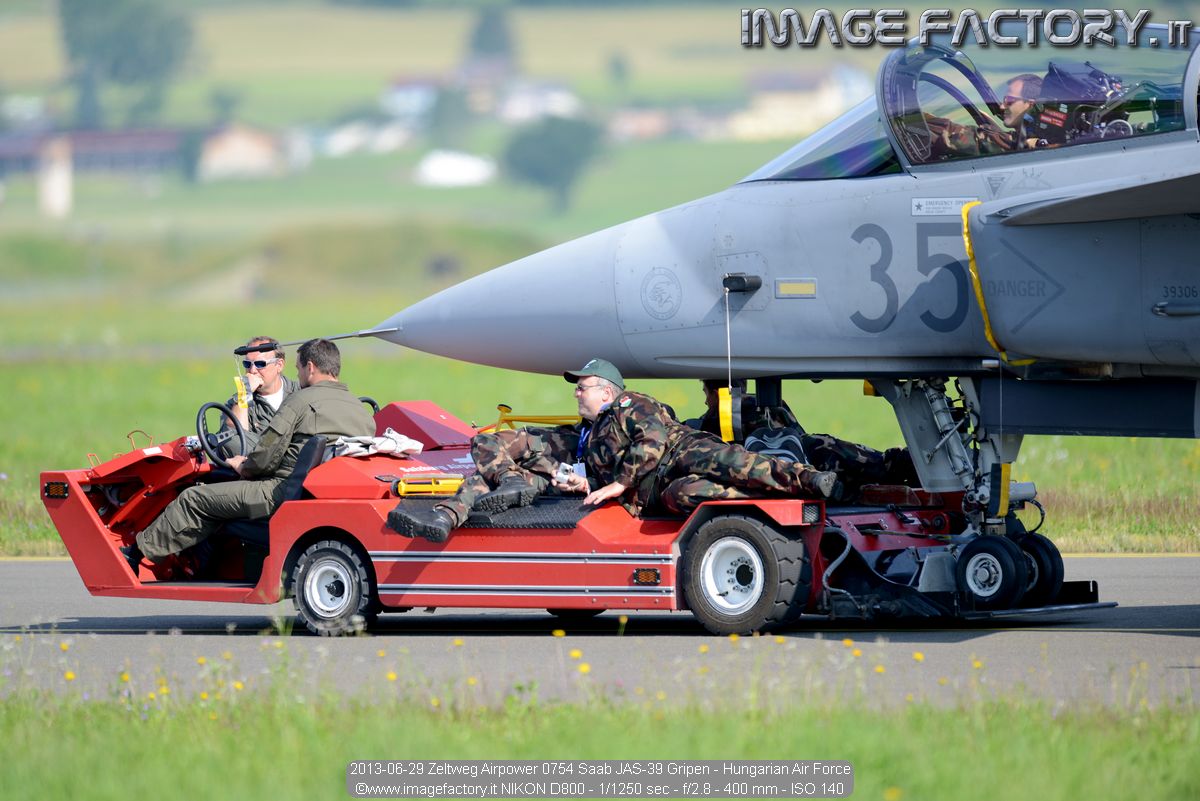 2013-06-29 Zeltweg Airpower 0754 Saab JAS-39 Gripen - Hungarian Air Force